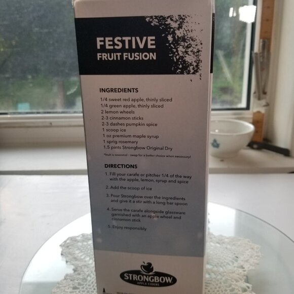 Strongbow Carafe Pitcher Apple Cider Glass New in Box 660 ml - Picture 4 of 9